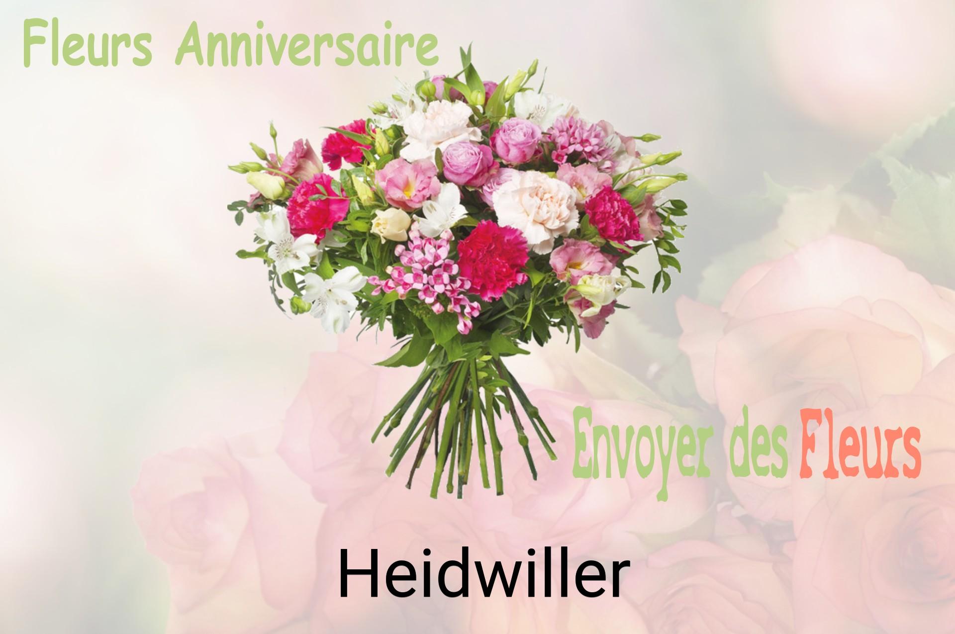 Bouquet de fleurs d’anniversaire livré à Heidwiller