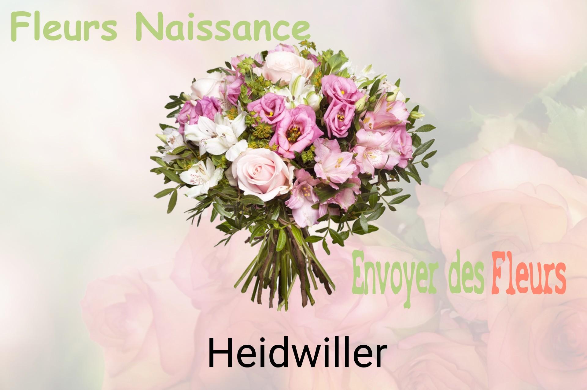 Bouquet de fleurs de naissance livré à Heidwiller